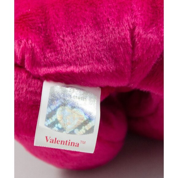 Ty Valentino 1994 with Brown Nose & Valentina 1999 Beanie Babies with Tags - Picture 8 of 15